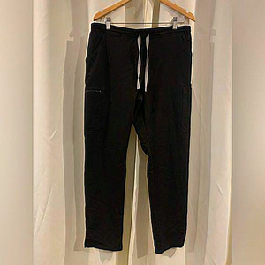 Figs Black Women’s Scrub Pants Technical Collection‎ Size Large